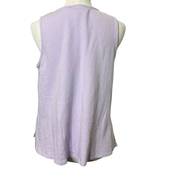 Eileen Fisher Lavender Tank Top Women’s Small Sleeveless Knit Casual Minimalist - Picture 3 of 6